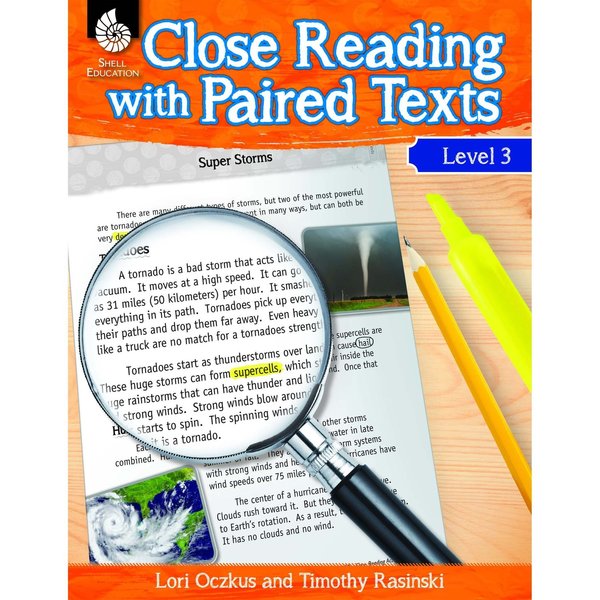 Shell Education Close Reading with Paired Texts Book, Level 3 51359